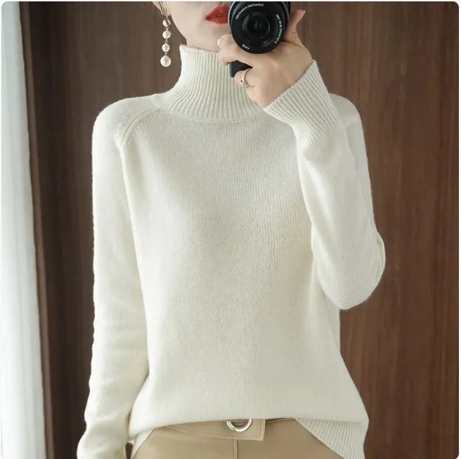 Stand Collar Pullover Sweater