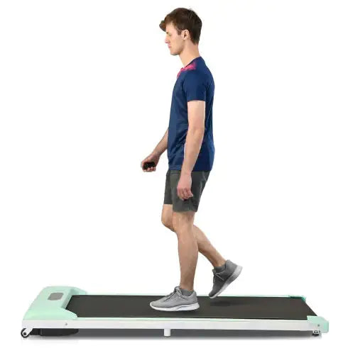 2 In 1 Under Desk Electric Treadmill 2.5HP, Remote Control, Display, Walking Jogging Running Machine Fitness Equipment For Home Gym Office