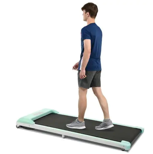 2 In 1 Under Desk Electric Treadmill 2.5HP, Remote Control, Display, Walking Jogging Running Machine Fitness Equipment For Home Gym Office