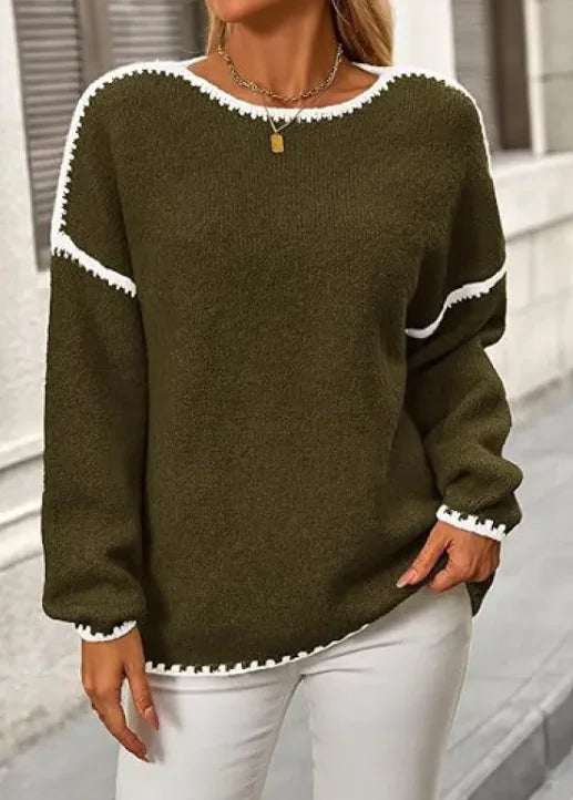 Cozy Pullover Sweater for Fall and Winter