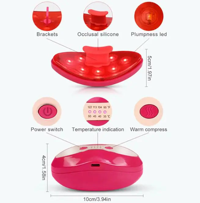 Lip Beauty Device LED Heating Portable